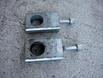 Harley 2006-2017 Dyna Models Fxdb Fxdf Rear Axle Adjuster Blocks Nice Take-offs. Fixed Price $25.00.