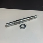 Triumph 500 650 1/4" O.a. Front Axle 37-1641 W1641 T100 TR6 T120 1965 1968. Fixed Price $75.00.