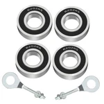 Yoxufa Front Rear Mini Bike Wheel Bearings Replacement For 6202RS. Fixed Price $20.23.