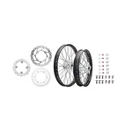 Tusk Impact Complete Front/rear Wheel Package 1.60 X 21 2.15 18 Black. Fixed Price $823.46.
