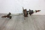 1982 Kawasaki KLT250 Rear Axle With Brake Drum Sprocket. Fixed Price $40.00.