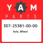 3D7-25381-00-00 Yamaha Axle, Wheel 3D7253810000, New Genuine Oem Part. Fixed Price $88.62.