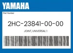 Yamaha Genuine Joint, Universal 2HC-23841-00-00. Fixed Price $92.79.
