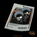 Colony 2443-2, Rear Axle Covers, Domed, 1989-2004 Xl, 1991-2005 Dyna, Chrome. Fixed Price $31.63.