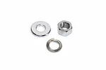 V-twin Chrome Front Axle Nut And Washer Kit For Harley Davidson. Fixed Price $14.74.
