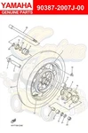 Yamaha COLLAR(4NK) 90387-2007J-00 Oem New. Fixed Price $26.95.