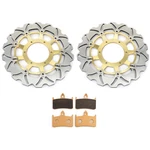 Stainless Steel Front Brake Rotors Pads CB900F 919 Hornet (2002-2007) For Honda. Fixed Price $134.96.