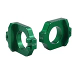 Works Connection Elite Axle Blocks Green For Kawasaki KX250 2021-2025. Fixed Price $78.99.