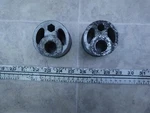 1989 Kawasaki ZX1000 B Ninja K270-1) Left Right Rear Wheel Chain Adjusters Set. Fixed Price $27.30.