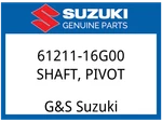 Suzuki Oem Part 61211-16G00 Shaft,rr Swingingarm Pivot. Fixed Price $172.82.