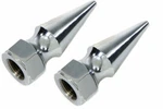 Chrome Axle Nut Kit Pike Style For Harley Davidson By V-twin. Fixed Price $31.94.