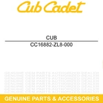 Cub Cadet 16882-ZL8-000 Line Diaphragm Rt MHA2 Js GC190LA FT24 Engine 65 1150. Fixed Price $10.95.