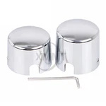 Cnc Rear Axle Nut Covers Cap For Harley Fatboy Efi Flstfi Softail Flstn Fxstd. Fixed Price $28.30.