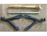 Nos Honda CL160 160D Rear Footpeg Brackets+swingarm Bolt 50701 50721-223-000. Fixed Price $95.00.