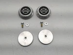 17-24 Harley Flhtcutg Glide Ultra Rear Left Right Axle Nut Covers. Fixed Price $71.98.