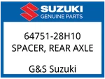 Suzuki Oem Part 64751-28H10 Spacer,rr Axle. Fixed Price $31.01.