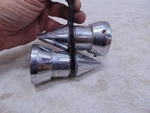 Kuryakyn Spun Blade Spike Axle Nut Covers 00-07 Touring Chrome Broken P/n: 1233. Fixed Price $14.96.