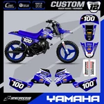 Yamaha Pw 50 Graphics Kit Peewee Mini Bike M/milk Blue. Fixed Price $67.16.