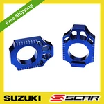 Chain Adjuster Suzuki Rmz Rmx 125 RM-Z250 RM-Z450 Blue Scar. Fixed Price $43.70.