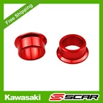Rear Wheel Spacers Kawasaki Kxf KX250F KX450F Red Scar. Fixed Price $28.24.