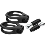 Roland Sands Design Gloss Black Turn Signal Fork Mounts - 49MM Motorcycle. Fixed Price $114.44.
