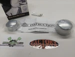 Genuine Harley Davidson Rear Axle Nut Covers Satin Chrome 43000110. Fixed Price $26.63.