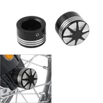 Pair Aluminum Front Axle Nut Cover Bolt Fit For Harley Touring Vrsc Dyna Softail. Fixed Price $8.54.