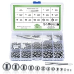 Metric Precision Steel Bearing Balls Assorted Stainless Loose Kit. Fixed Price $17.97.