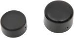 Drag Specialties Axle Caps Gloss Black Rear 0214-1236. Fixed Price $50.99.