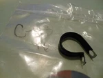 New Oem Dixie Chopper Clamp Inch Id Rubber Coated QTY.2 # C-113. Fixed Price $10.95.
