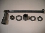 1976 Kawasaki KZ400 Rear Wheel Axle 42031-050. Fixed Price $15.00.