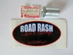 Kawasaki Nos 41069-033 Front Axle Collar Nut H1 KH500 KZ1000 KZ900 OM12. Fixed Price $23.00.