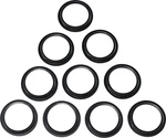 Drag Specialties 57-104-10 Fork Dust Seals 49 Mm 10-PACK. Fixed Price $93.45.