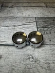 Harley-davidson 44117-07A Chrome Front Axle Nuts Covers Softail Dyna Touring. Fixed Price $29.99.
