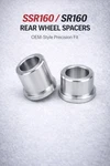 Ssr Rear Wheel Spacer Aluminum Polished Replacement Set- Custom. Fixed Price $55.00.