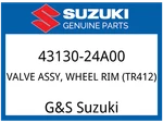 Suzuki Oem Part 43130-24A00 Valve Assy,wheel Rim (TR412). Fixed Price $9.62.