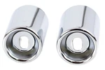 Upper Shock Stud Covers Chrome Tall Style Harley Shovelhead 1965-1984 #54704-65. Fixed Price $31.00.