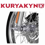 Kuryakyn Twisted Front Axle Caps For 2006 Harley Davidson Flsti Heritage Jf. Fixed Price $86.29.