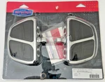 Kuryakyn 7610 Kinetic Mini Floor Board Kit - Male Mount (pair), Chrome & Black. Fixed Price $139.95.