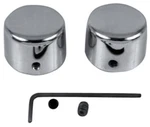 Chrome Front Axle Nut Covers For 88-06 Harley Fxsts 43894-90 56532. Fixed Price $18.50.