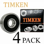 4PACK 6301-2RS Timken 12X37X12MM Double Rubber Seal Ball Bearings Metal New. Fixed Price $18.33.