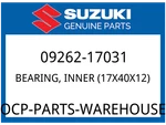 Suzuki Oem Part 09262-17031 Bearing (17X40X12). Fixed Price $29.62.