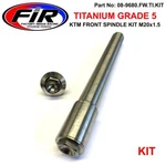 Ktm New Front Spindle & Nut M20X1.5, Titanium 79109081033/70009082000, Fir-brand. Fixed Price $200.01.