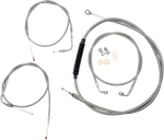 Choppers LA-8120KT-16 Stainless Braided Handlebar Cable/brake Line Kit. Fixed Price $154.34.