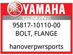 Yamaha Oem Part 95817-10110-00 Bolt, Flange. Fixed Price $8.49.