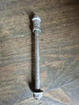 1990 Honda XR80R Front Axle Assembly 44301-GCF-670. Fixed Price $10.00.