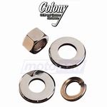Colony Rear Axle Nut And Washer Kit For 1995-2005 Harley Davidson Fxd Dyna Sl. Fixed Price $31.45.