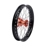 Tusk 1418490318 Impact Wheel-front 14X1.60 Black Rim/silver Spoke/orange Hub. Fixed Price $236.05.
