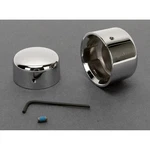 Drag Specialties Chrome Rear Axle Caps 0214-0449. Fixed Price $38.43.