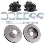 Brake Disk Conversion Kit Ford 9" Axle W/single Piston Caliper Hardware. Fixed Price $285.12.